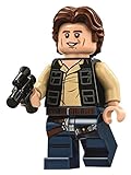 LEGO Star Wars Minifigure from Death Star - Han Solo Wavy Hair with Blaster (75159)