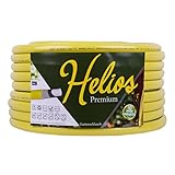 Gartenschlauch gelb 3/4' Helios Premium 10 Jahre Garantie 4 lagig Wasserschlauch Bewässerungsschlauch (20m)