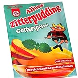 ostprodukte-versand Alfons Zitterpudding Götterspeise Pfirsich-Aprikose