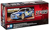 Tamiya 58631-1:10 RC Subaru Impreza MC 99 TT-02, ferngesteuertes Auto, RC Fahrzeug, Modellbau, Bausatz zum Zusammenbauen, Hobby, Basteln