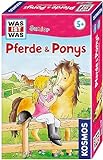 KOSMOS 712563 was ist was Junior - Pferde und Ponys, Wissenspiel rund um Pferde, Pferde Spiel, Pferdespiele, Mädchen ab 5 Jahre