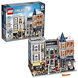 LEGO 10255 Stadtleben großes Bauset für Teenager und Erwachsene, Modular Building Set
