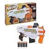 NERF Ultra Amp motorisierter Blaster, 6-Dart Clip-Magazin, 6 Ultra Darts, Ultra Darts kompatibel, N-A