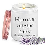 Coldbling Mama Geschenk Geburtstag - Mutter Geschenke für Mama Weihnachten Muttertag Geburtstag, Duftkerzen Lavendel Lustige Kerze Mama Geburtstagsgeschenk Muttertagsgeschenk Weihnachtsgeschenke