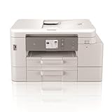 Brother MFC-J4540DW 4-in-1 Farbtintenstrahl-Multifunktionsgerät (Drucker, Scanner, Kopierer, Fax), weiß, 435 x 250 x 355 mm
