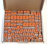 Wago 221 Kabelverbinder Set 75 Stück (25x221-412, 25x221-413, 25x221 415) mit wiederverschließbarer Box