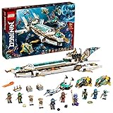 LEGO 71756 Ninjago Wassersegler, U-Boot Spielzeug mit Kai & Nya, Geschenke für Kinder, Jungen und Mädchen ab 9 Jahre, Set mit 10 Ninja-Minifiguren
