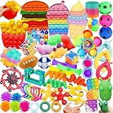 Paochocky Fidget Toys Set-59PCS Anti Stress Toys, Angst Relief Finger Toys, Stress-Angst Relief Spielzeug für Kinder und Erwachsene, Anti Stress Spielzeug Set für Kinder Geburtstagsfeier