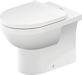 Duravit No.1 Stand-WC, rimless, 365x570mm, Abgang waagerecht, 200909, Farbe: Weiß