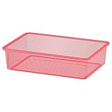 Ikea TROFAST Mesh Aufbewahrungsbox hellrot 42x30x10cm