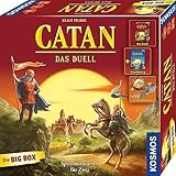 KOSMOS 682057 Catan - Das Duell - Big Box, Catan Duell und Erweiterung Finstere & Goldene Zeiten in der Vorteilsbox, Spiele für 2 Personen, Siedler von Catan Kartenspiel