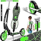 Kesser® Scooter Roller Kinderroller Cityroller Tretroller Kickroller Kickscooter | 1. Spider (Green)