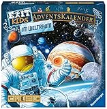 Ravensburger 18234 - EXIT Adventskalender Kids - Im Weltraum - 24 Rätsel für EXIT-Begeisterte ab 6 Jahren