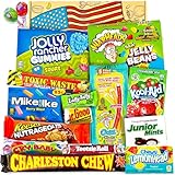 Amerikanische Süßigkeiten-Geschenkbox - All American Candy - USA Nerds Hersheys Schokolade Erdnussbutter - Geburtstag, Unabhängigkeitstag oder Sommerfest - Süssigkeiten Box - Heavenly Sweets