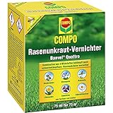 Compo Rasenunkraut-Vernichter Banvel Quattro (Nachfolger Banvel M), Bekämpfung von schwerbekämpfbaren Unkräutern im Rasen, Konzentrat, 75 ml (75 m²)