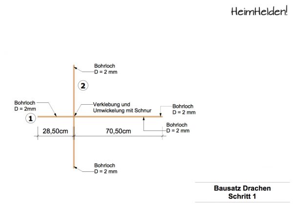 Bauanleitung Fur Einen Drachen Flugdrachen Heimhelden