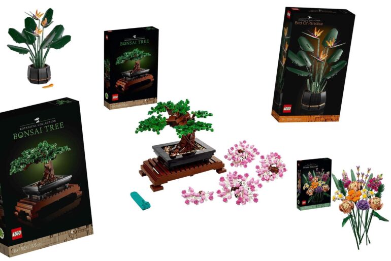 Lego-Bonsai-Bäume